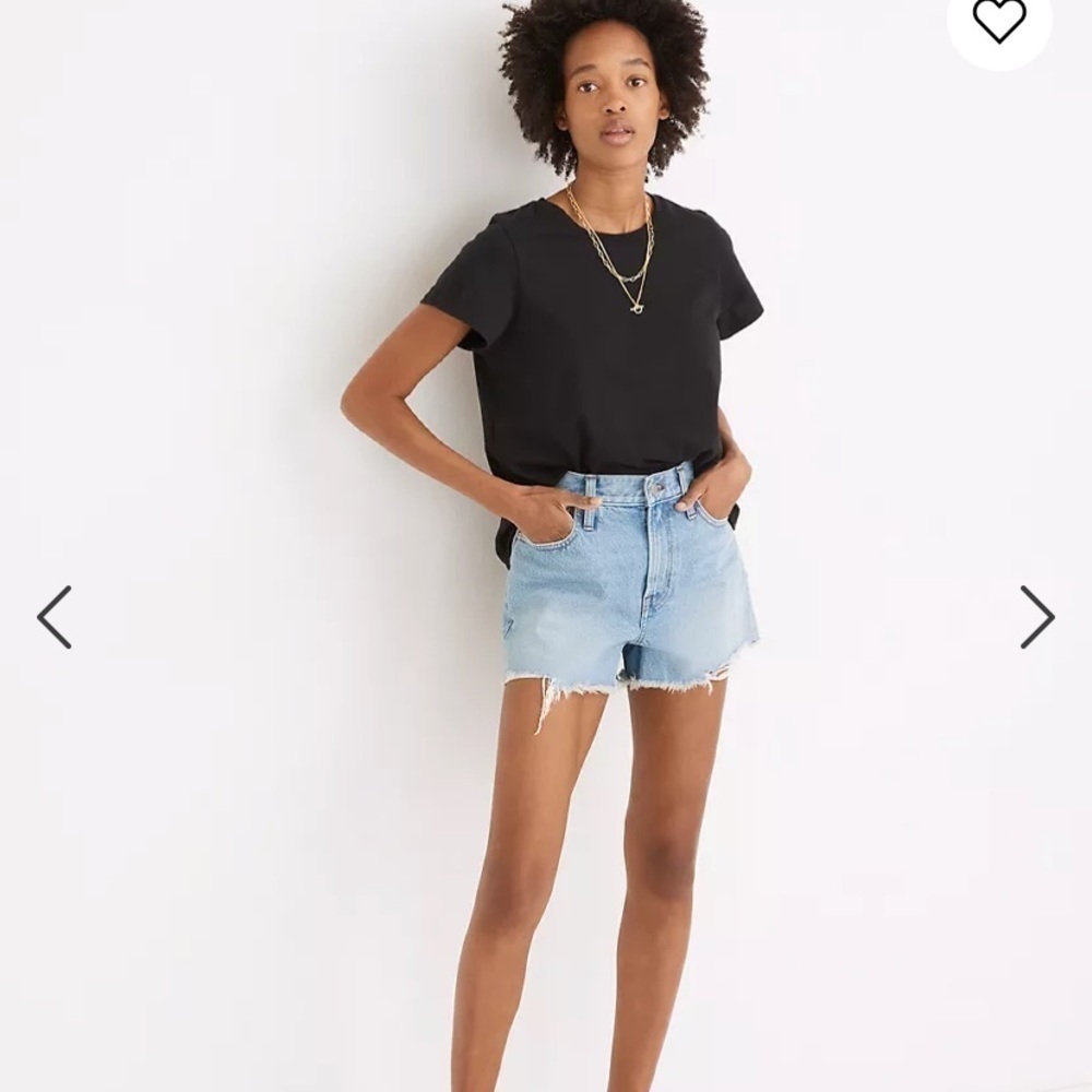 Madewell Perfect Jean Short  Hedrick Wash AO203
